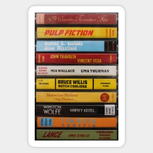 Pulp Fiction Cassettes Sticker